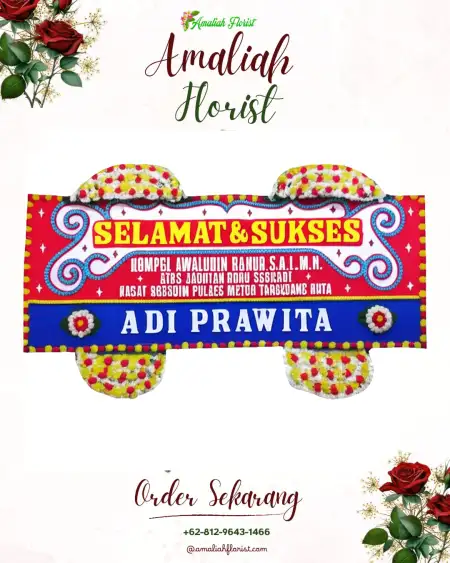 Papan Bunga Ucapan Selamat Jumantono